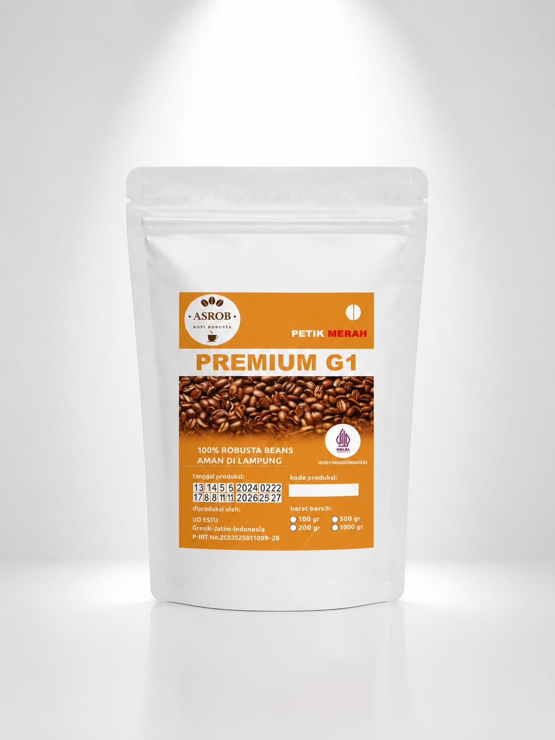 Kopi Robusta Asrob (PremiumG1) 